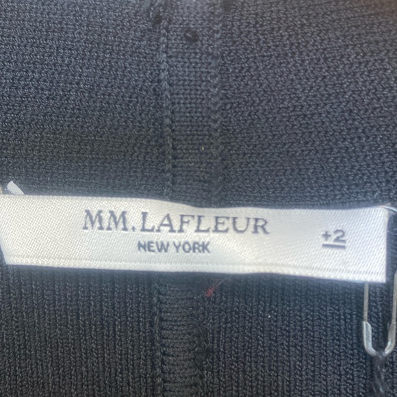 NWT MM LAFLEUR Sant Ambroeus Jardigan Open Cardigan in Black Size +2 - Picture 4 of 7